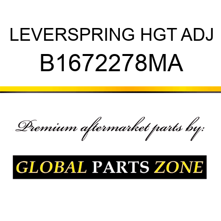 LEVERSPRING HGT ADJ B1672278MA