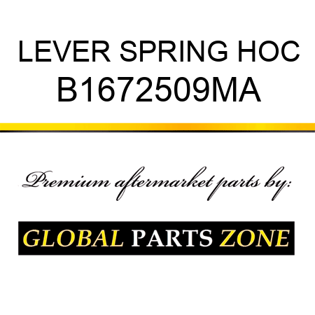 LEVER SPRING HOC B1672509MA