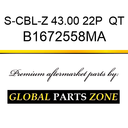 S-CBL-Z 43.00 22P  QT B1672558MA