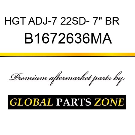 HGT ADJ-7 22SD- 7