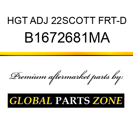 HGT ADJ 22SCOTT FRT-D B1672681MA