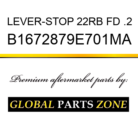 LEVER-STOP 22RB FD .2 B1672879E701MA