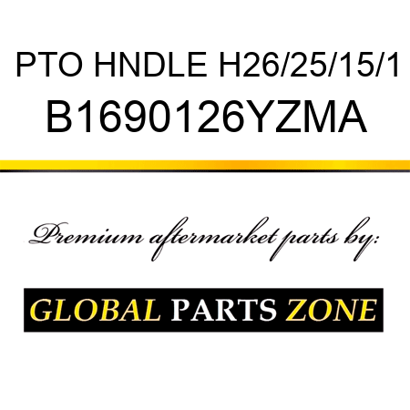 PTO HNDLE H26/25/15/1 B1690126YZMA