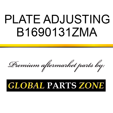 PLATE ADJUSTING B1690131ZMA