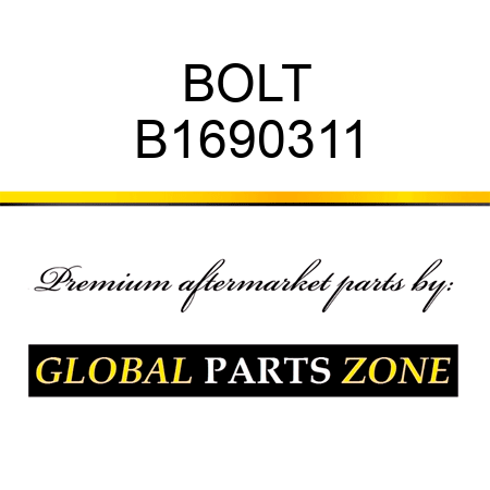 BOLT B1690311