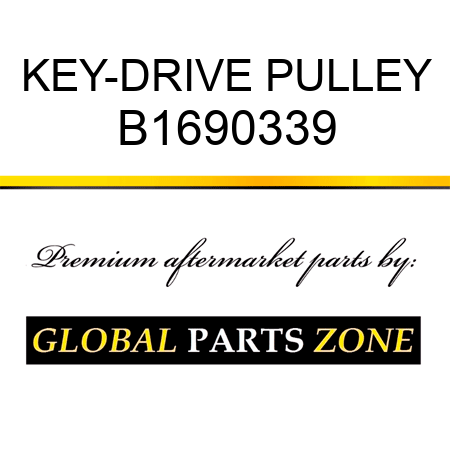 KEY-DRIVE PULLEY B1690339