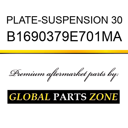 PLATE-SUSPENSION 30 B1690379E701MA