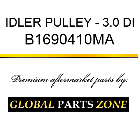 IDLER PULLEY - 3.0 DI B1690410MA