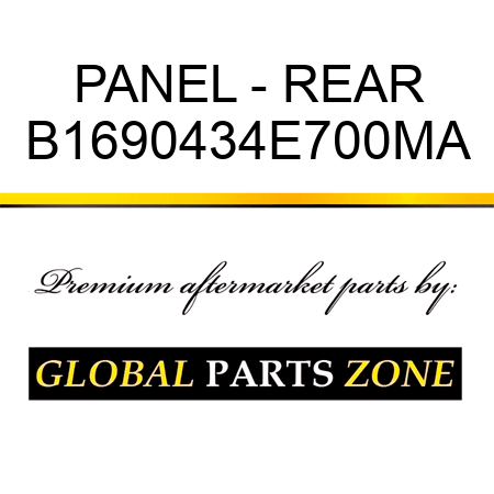 PANEL - REAR B1690434E700MA