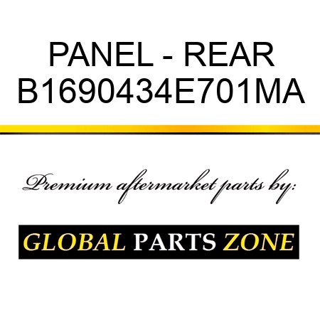 PANEL - REAR B1690434E701MA