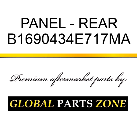 PANEL - REAR B1690434E717MA