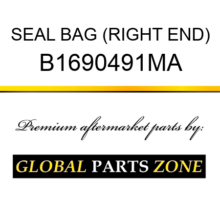 SEAL BAG (RIGHT END) B1690491MA