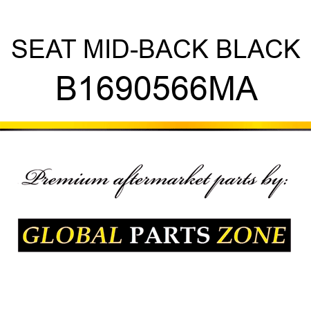 SEAT MID-BACK BLACK B1690566MA