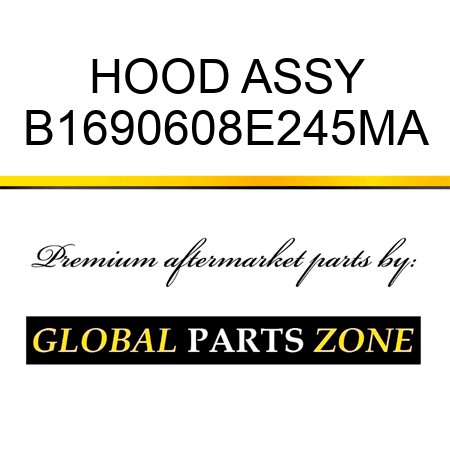 HOOD ASSY B1690608E245MA