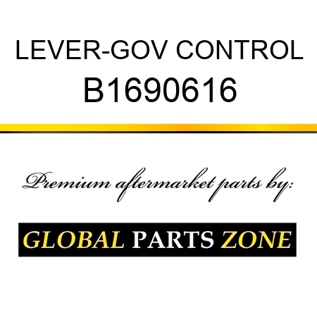 LEVER-GOV CONTROL B1690616