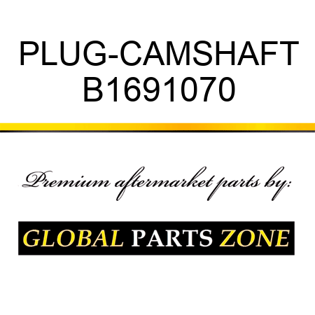 PLUG-CAMSHAFT B1691070