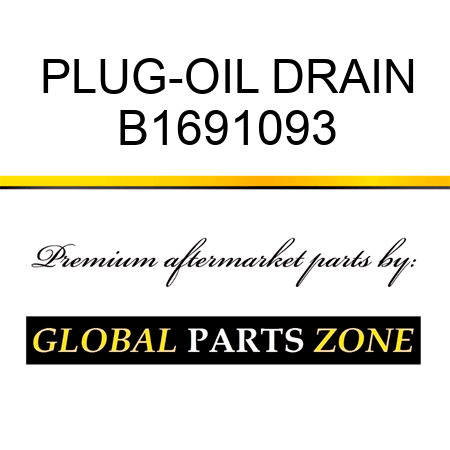 PLUG-OIL DRAIN B1691093