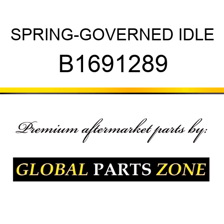 SPRING-GOVERNED IDLE B1691289