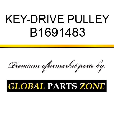 KEY-DRIVE PULLEY B1691483