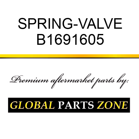 SPRING-VALVE B1691605