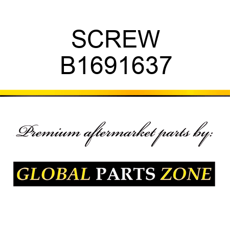 SCREW B1691637
