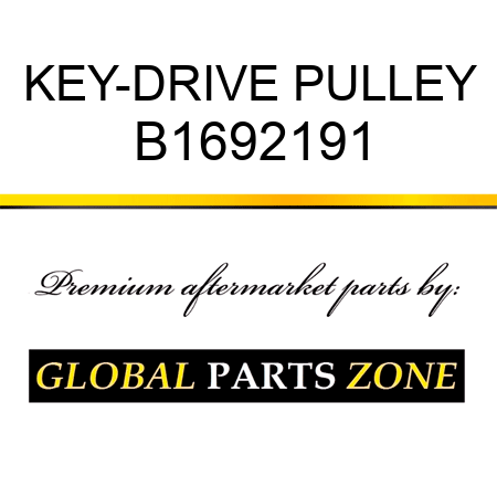 KEY-DRIVE PULLEY B1692191