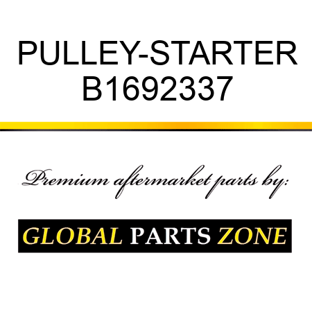 PULLEY-STARTER B1692337