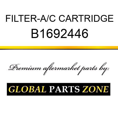 FILTER-A/C CARTRIDGE B1692446