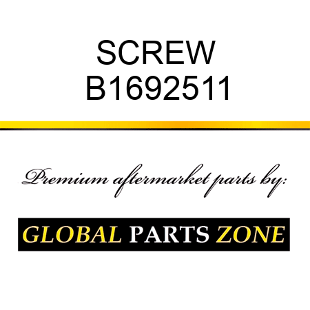 SCREW B1692511