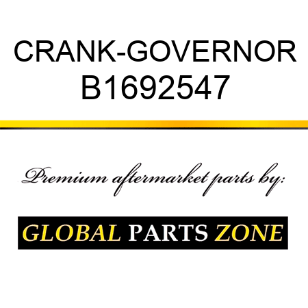 CRANK-GOVERNOR B1692547