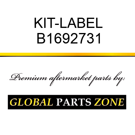 KIT-LABEL B1692731