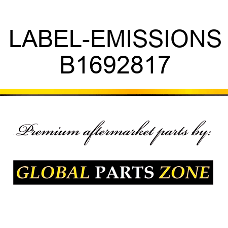 LABEL-EMISSIONS B1692817