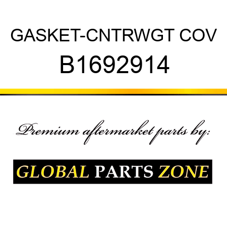 GASKET-CNTRWGT COV B1692914