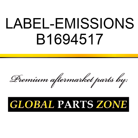 LABEL-EMISSIONS B1694517