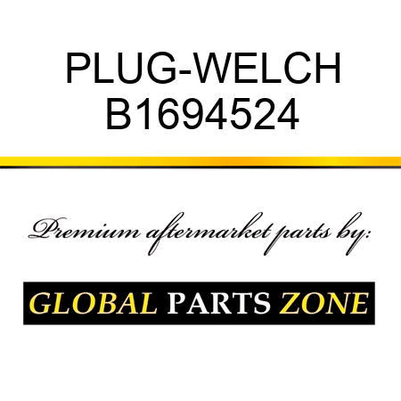 PLUG-WELCH B1694524