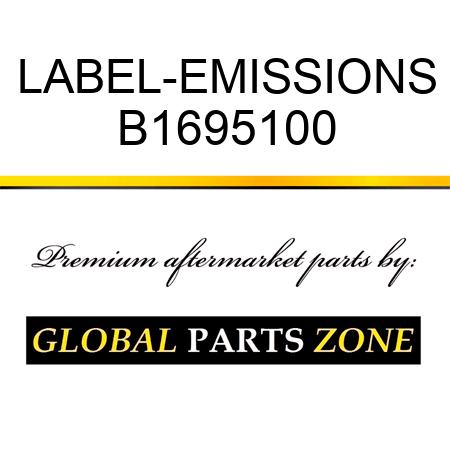 LABEL-EMISSIONS B1695100