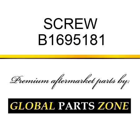 SCREW B1695181