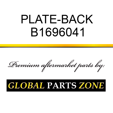 PLATE-BACK B1696041