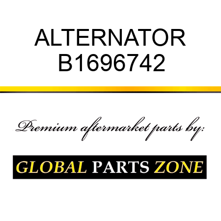 ALTERNATOR B1696742