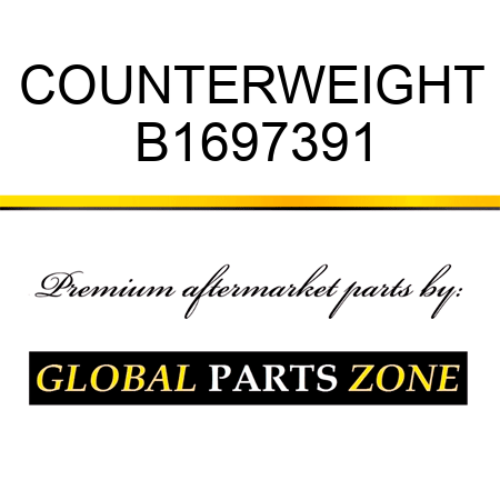 COUNTERWEIGHT B1697391