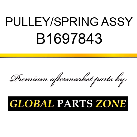 PULLEY/SPRING ASSY B1697843