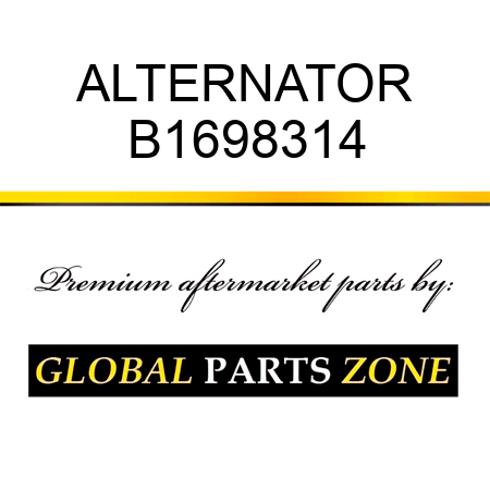 ALTERNATOR B1698314