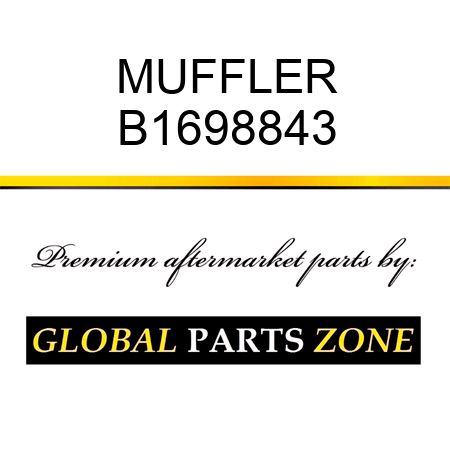 MUFFLER B1698843