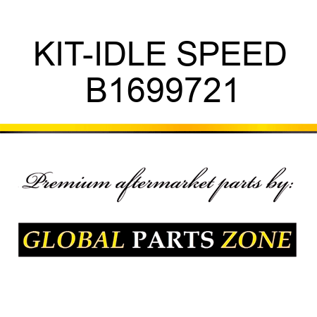 KIT-IDLE SPEED B1699721