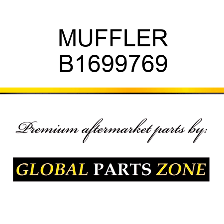 MUFFLER B1699769