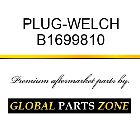 PLUG-WELCH B1699810