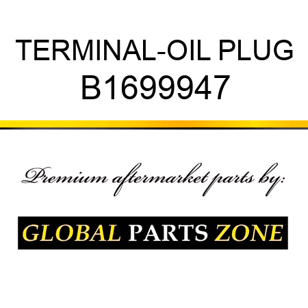 TERMINAL-OIL PLUG B1699947