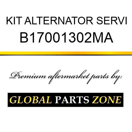 KIT ALTERNATOR SERVI B17001302MA