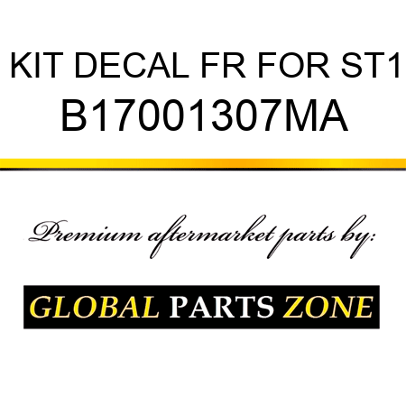 KIT DECAL FR FOR ST1 B17001307MA