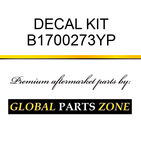 DECAL KIT B1700273YP